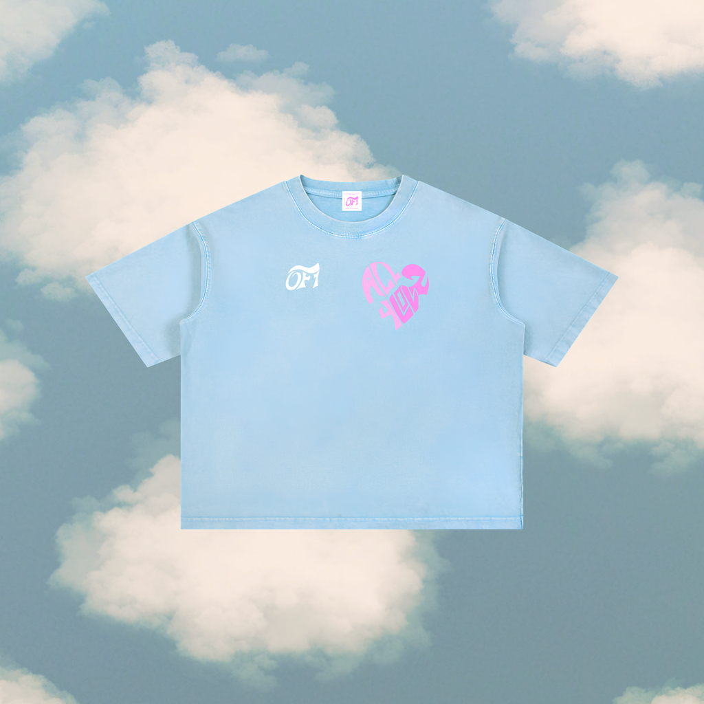 All 4 Love "Heart in the Clouds" Boxy T