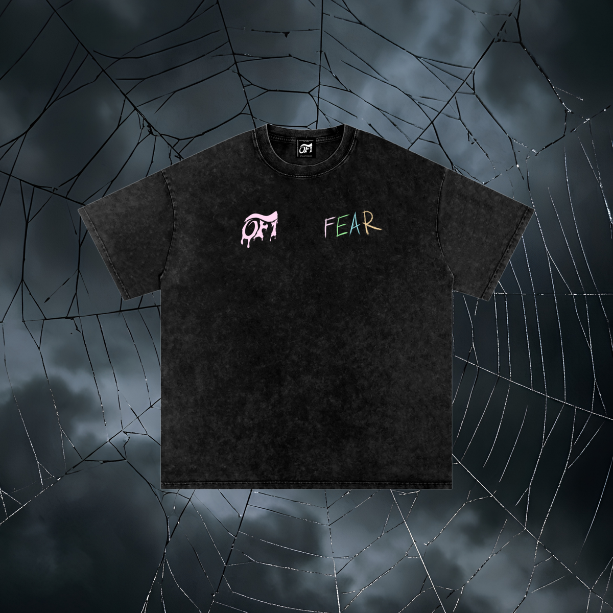 FRIENDS W/ GHOSTS OVERSIZED T (Black)